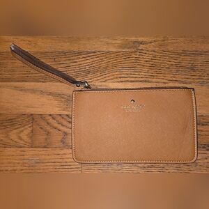 NWOT Kate Spade Brown Wristlet